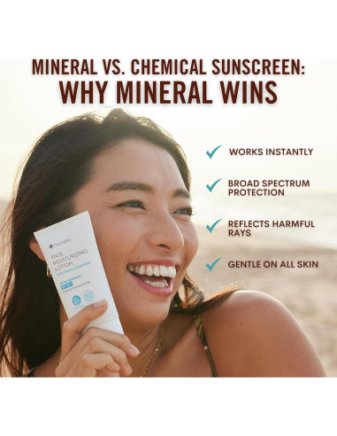 Hidratante Facial Solar Mineral Hanalei SPF 50 - 82 g
