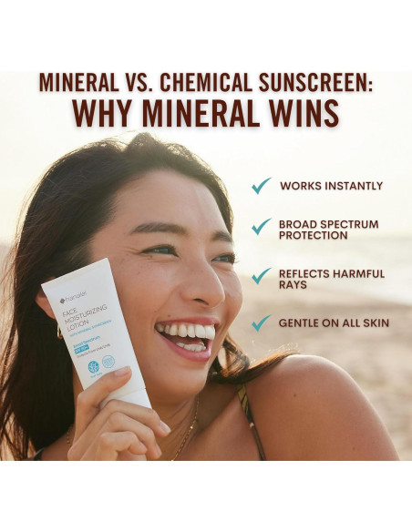 Hidratante Facial Solar Mineral Hanalei SPF 50 - 82 g