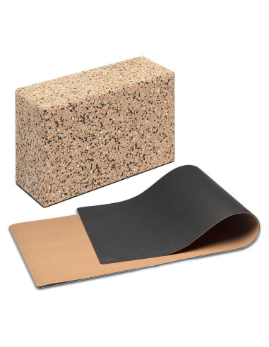 Juego de Esteras y Bloques de Corcho Go4Cork | Antideslizante y Ligero