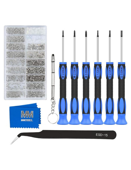 Kit de Reparación de Gafas MMOBIEL 1010 Piezas con Destornilladores Kit de Reparación de Gafas MMOBIEL 1010 Piezas con Destornilladores