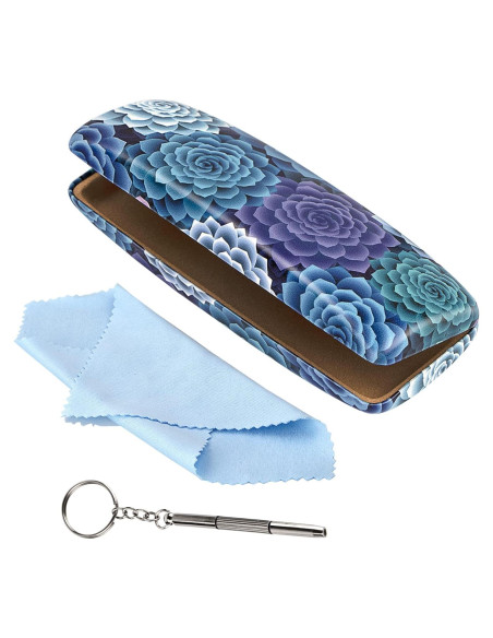 Funda Dura de Cuero PU bvya para Gafas de Lectura Funda Dura de Cuero PU bvya para Gafas de Lectura
