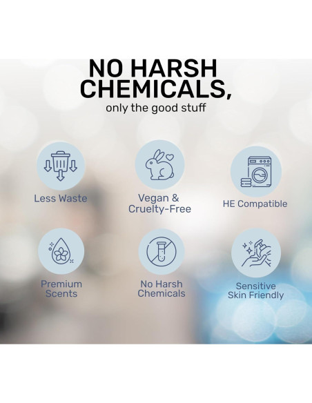 Hojas de Detergente FREY para Ropa - Aroma a Bergamota - 60 Hojas Hojas de Detergente FREY para Ropa - Aroma a Bergamota - 60 Hojas