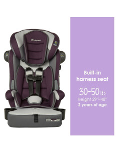 Asiento de Aumento 3 en 1 Baby Trend Hybrid SI Dash Ciruela 2