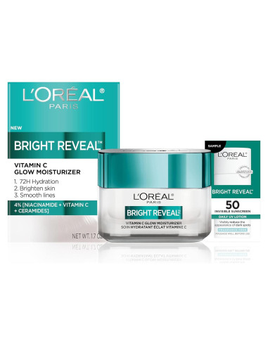Hidratante Facial L'Oreal Paris Vitamina C 256g - 72 Horas de Brillo