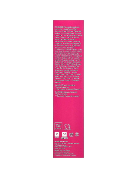 Tónico Facial Equilibrante Andalou Naturals 1000 Rosas 177 ml Tónico Facial Equilibrante Andalou Naturals 1000 Rosas 177 ml