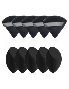 Esponja de Maquillaje Teotwin Triangular 5 Piezas Libre de Látex