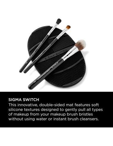 Paquete de Limpieza de Brochas Sigma Beauty - Switch y Palmat