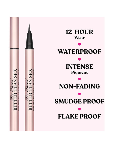 Lápiz Líquido Impermeable Too Faced Mejor Que El Sexo 15.6cm Lápiz Líquido Impermeable Too Faced Mejor Que El Sexo 15.6cm