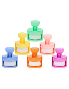 Cepillos de Mezcla de Tinta Yoseng 6 Piezas Punta Plana 3.81 cm