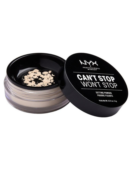 Polvo Fijador Suelto NYX No Te Detengas - Claro 5.97g Polvo Fijador Suelto NYX No Te Detengas - Claro 5.97g