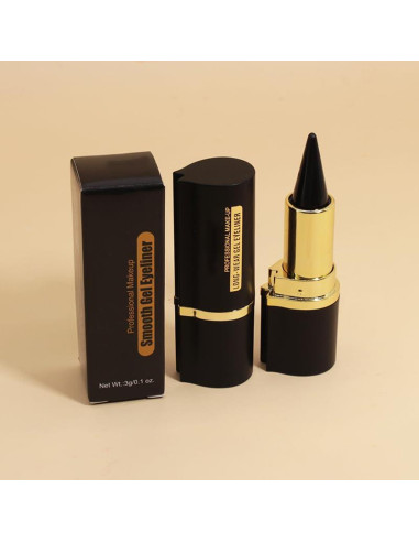 Delineador de Ojos 2Pcs BANGFENG Negro y Marrón Resistente al Agua