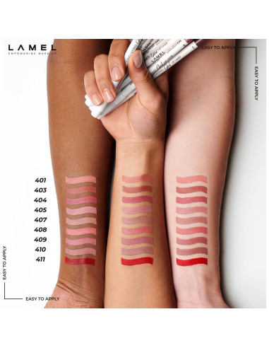 Lápiz Delineador de Labios en Gel Mate LAMEL - Baya 1.7g