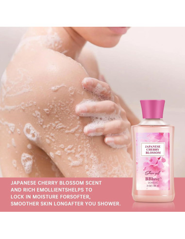 Set de Regalo de Baño y Cuerpo BBlove Flor de Cerezo 4 Piezas