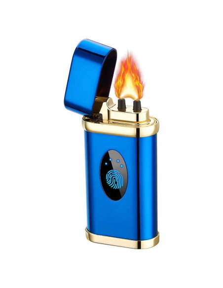 Encendedor Eléctrico de Plasma LINGANG USB Recargable Azul Encendedor Eléctrico de Plasma LINGANG USB Recargable Azul