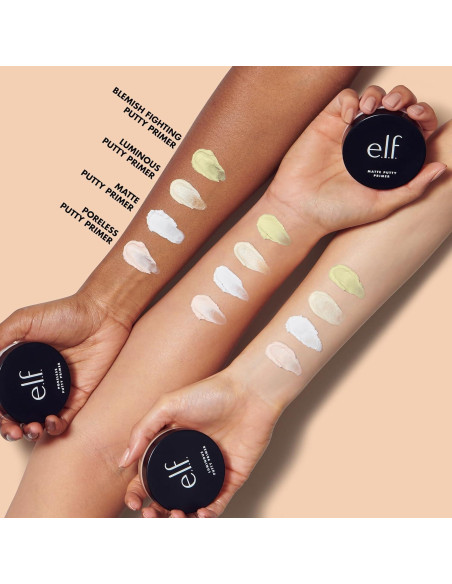 e.l.f. Primer de Putty Sin Poros 21g - Fija Maquillaje y Minimiza Poros e.l.f. Primer de Putty Sin Poros 21g - Fija Maquillaje y Minimiza Poros