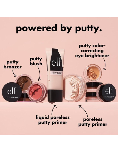e.l.f. Primer de Putty Sin Poros 21g - Fija Maquillaje y Minimiza Poros e.l.f. Primer de Putty Sin Poros 21g - Fija Maquillaje y Minimiza Poros