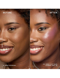 Rubor Líquido Brillante NYX Fat Cheeks 12HR - Arándano 2