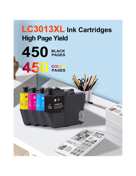 Cartuchos de Tinta MANNERES LC3013 XL Negro/Cian/Amarillo/Magenta Cartuchos de Tinta MANNERES LC3013 XL Negro/Cian/Amarillo/Magenta