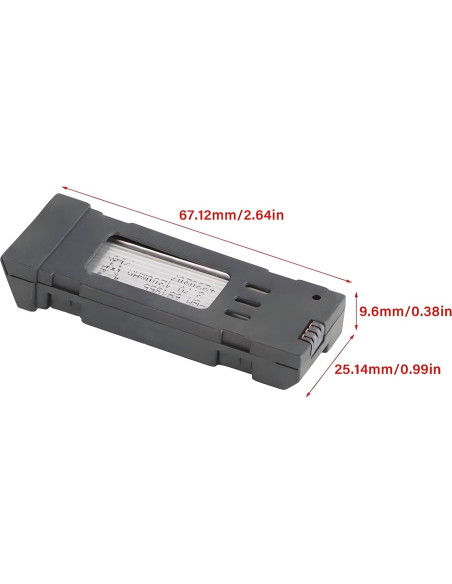 Batería de Litio 3.7V 1200mAh + Cable de Carga 5 en 1 VBESTLIFE Batería de Litio 3.7V 1200mAh + Cable de Carga 5 en 1 VBESTLIFE