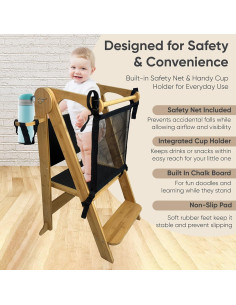 Torre Plegable para Niños SK Designs - Aprendizaje Seguro en Cocina 2