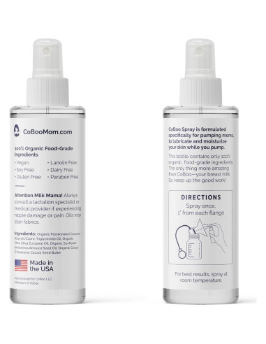 Spray de Bombeo Orgánico CoBoo 59 ml - Lubricante Vegano