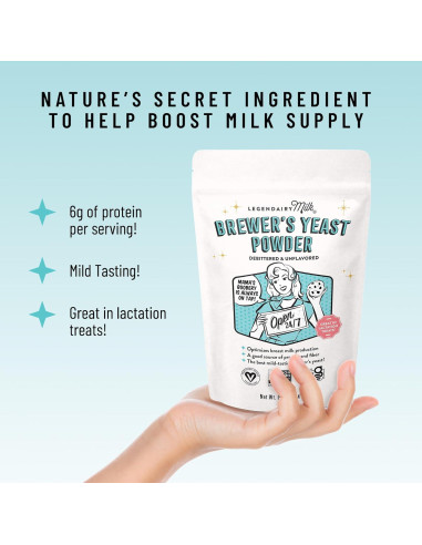Polvo de Levadura de Cerveza Legendairy Milk 450g - Suplemento Lactancia