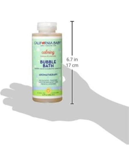 Baño de Burbujas Calmante California Baby 384 ml con Varita Baño de Burbujas Calmante California Baby 384 ml con Varita
