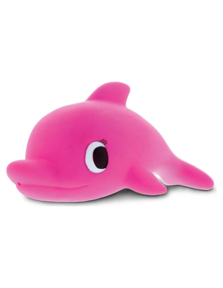 DolliBu Juguete de Baño Delfín Rosa Flotante para Niños DolliBu Juguete de Baño Delfín Rosa Flotante para Niños