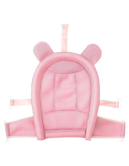 Cojín de Baño Plegable EUBUY para Bebés 0-12 Meses Rosa Cojín de Baño Plegable EUBUY para Bebés 0-12 Meses Rosa