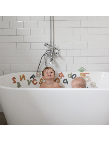 Letras y Números de Espuma Mushie para Baño - 26 Piezas Letras y Números de Espuma Mushie para Baño - 26 Piezas