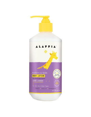 Loción Corporal Alaffia 473 ml Limón Lavanda para Bebés
