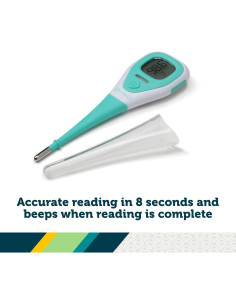 Termómetro 3-en-1 Safety 1st, lectura rápida, Aqua 2