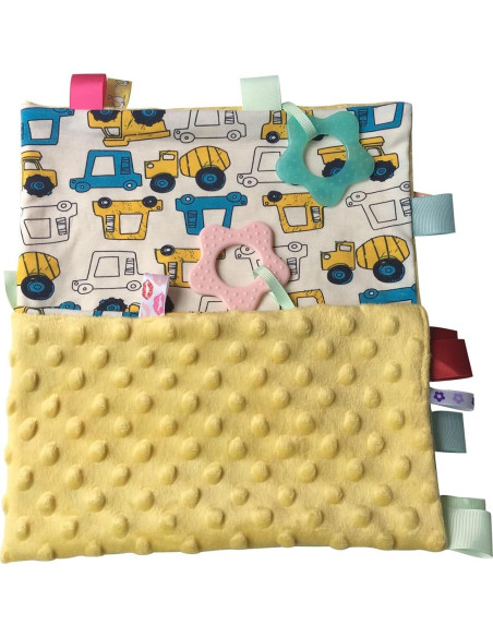 Manta de Seguridad Unisex Upalupa Amarillo Coche 53x46 cm Manta de Seguridad Unisex Upalupa Amarillo Coche 53x46 cm