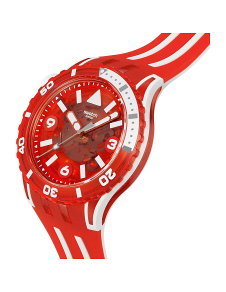 Reloj Casual Unisex Swatch Bio-sourced 44mm Rojo Reloj Casual Unisex Swatch Bio-sourced 44mm Rojo
