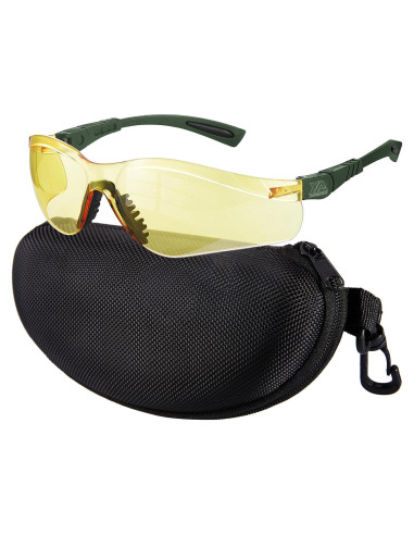 Gafas de Tiro Xaegistac Antivaho Verde Militar Lente Amarilla