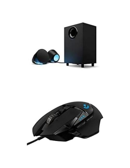 Logitech G560 Altavoces 2.1 RGB + G502 Ratón Gaming HERO Logitech G560 Altavoces 2.1 RGB + G502 Ratón Gaming HERO
