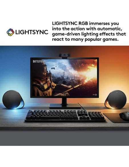 Logitech G560 Altavoces 2.1 RGB + G502 Ratón Gaming HERO Logitech G560 Altavoces 2.1 RGB + G502 Ratón Gaming HERO