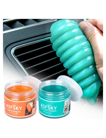 Gel de limpieza para coche ASFSKY - Multiusos, reutilizable Gel de limpieza para coche ASFSKY - Multiusos, reutilizable