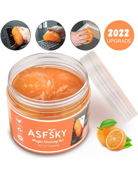 Gel de limpieza para coche ASFSKY - Multiusos, reutilizable Gel de limpieza para coche ASFSKY - Multiusos, reutilizable