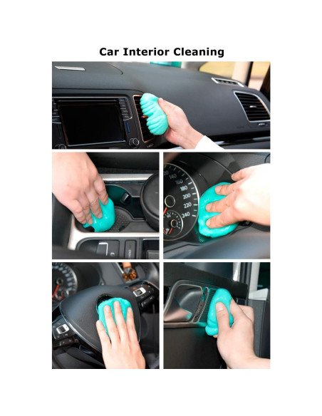 Gel de limpieza para coche ASFSKY - Multiusos, reutilizable Gel de limpieza para coche ASFSKY - Multiusos, reutilizable