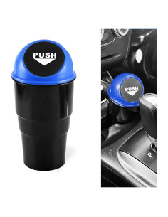 Mini Basurero de Coche NTNEV Azul, Impermeable y Compacto
