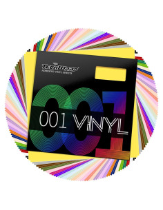 Paquete de Vinilo Adhesivo TECKWRAP 54 Hojas 30.48x30.48 cm