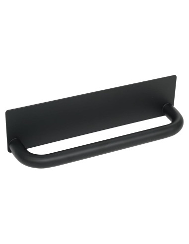 Soporte de Toalla Adhesivo ICEICE Acero Inoxidable 22.86 cm Negro