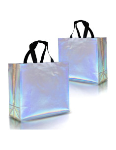 Bolsas de Regalo Iridiscentes Nush Nush - Set de 12 Grandes 28x13x33 cm