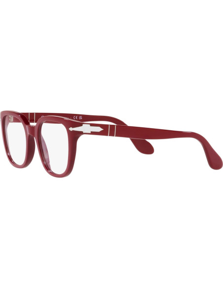 Gafas Recetadas Persol PO3263V Cuadradas Rojas 48mm Gafas Recetadas Persol PO3263V Cuadradas Rojas 48mm