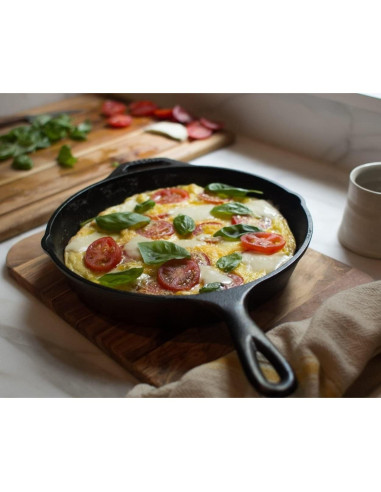 Sartén de Hierro Fundido Lodge 20 cm, A Prueba de Horno