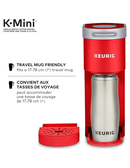 Cafetera Keurig K-Mini Roja 1 Taza Automática 0.91 kg Cafetera Keurig K-Mini Roja 1 Taza Automática 0.91 kg