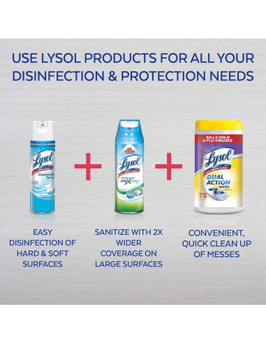 Toallitas Desinfectantes Lysol Lino Fresco 35 Unidades
