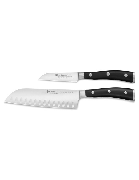 Juego de cuchillos de chef Wüsthof Classic IKON 2 piezas Juego de cuchillos de chef Wüsthof Classic IKON 2 piezas