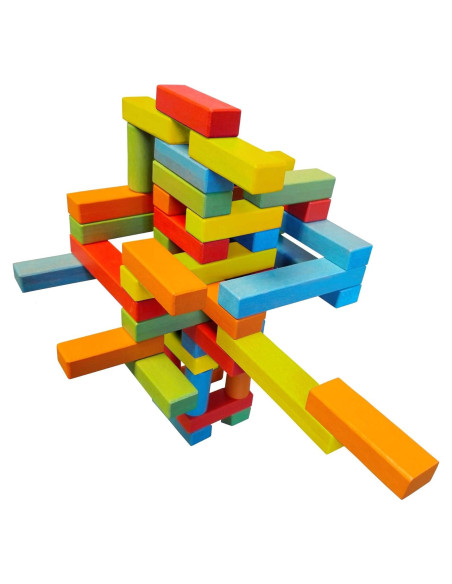 Juego de Bloques Magnéticos Magz Bricks 45 - 45 Piezas de Madera Juego de Bloques Magnéticos Magz Bricks 45 - 45 Piezas de Madera